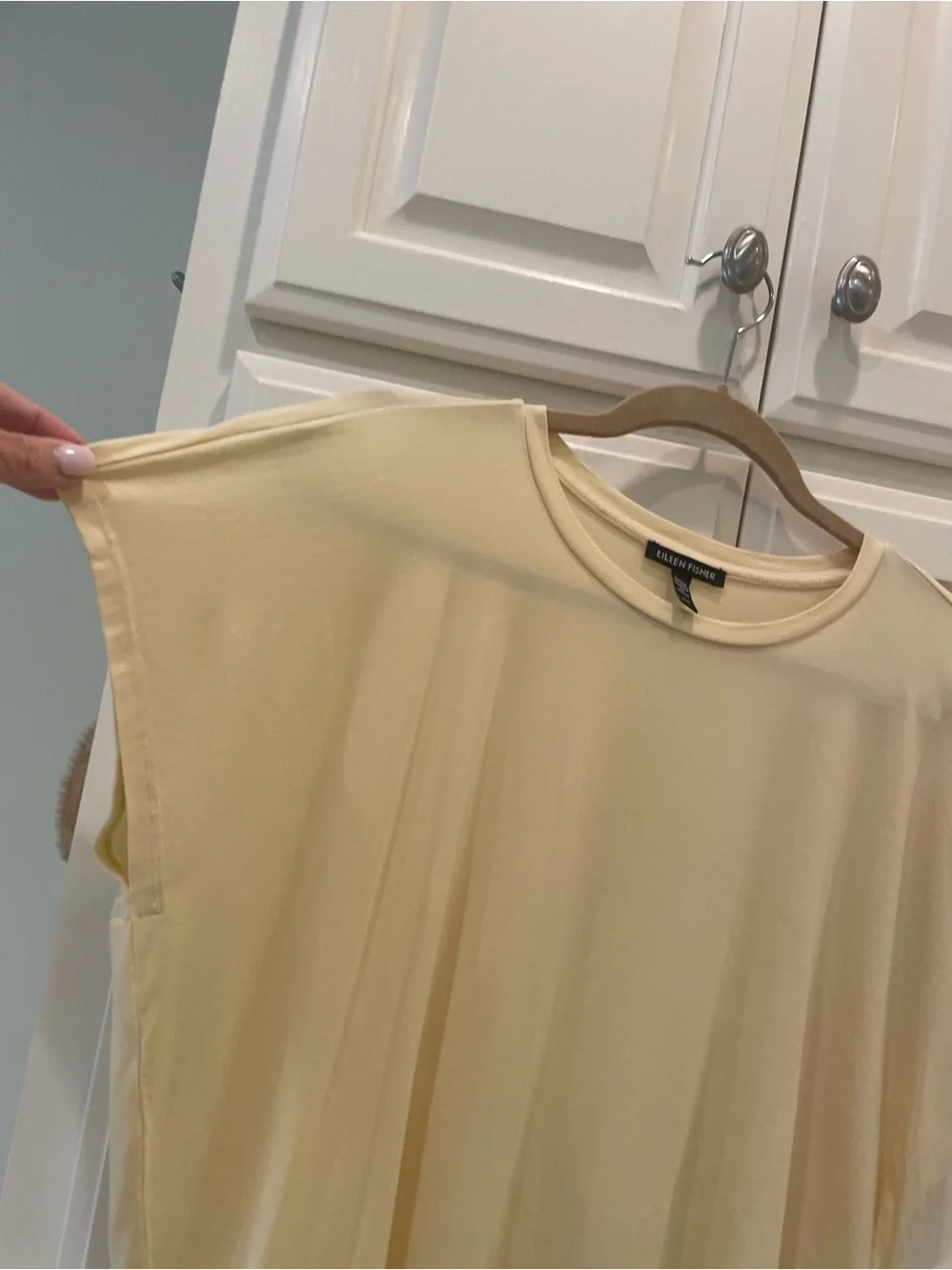 Eileen Fisher 2-piece soft yellow lounge set - Picture 10 of 14